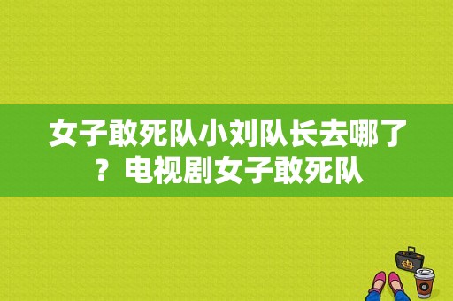 女子敢死队小刘队长去哪了？电视剧女子敢死队