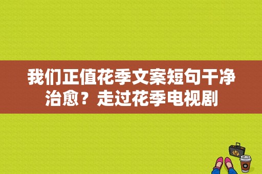 我们正值花季文案短句干净治愈？走过花季电视剧