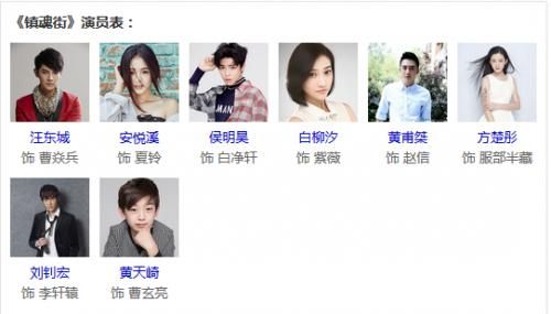 《镇魂街》演员表（镇魂街演员表全部演员介绍）
