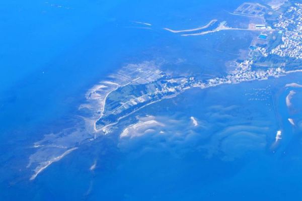 海岛高空视觉（高空鸟瞰海南岛照片）-图1